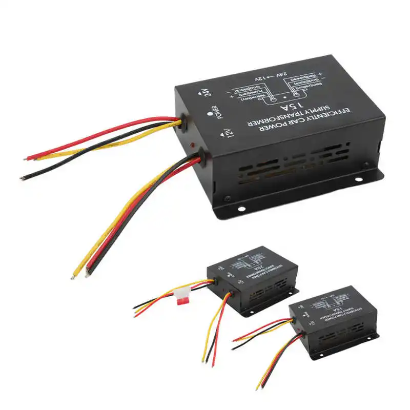 

Автомобильный преобразователь напряжения 24 В в 12 В постоянного тока преобразователь 24 В в 12 В защита от короткого замыкания безопасный наде...