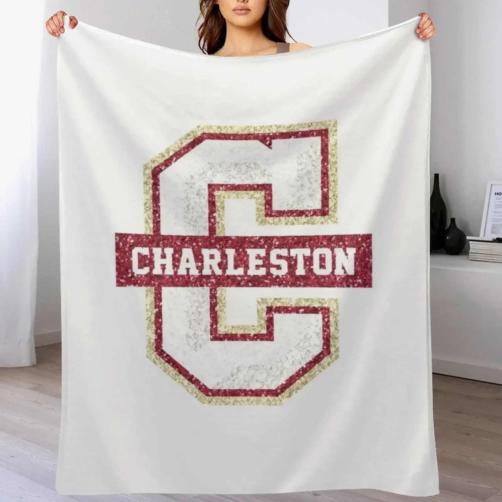 Одеяло колледжа Чарльстона покрывала декоративные одеяла украшения для диванов