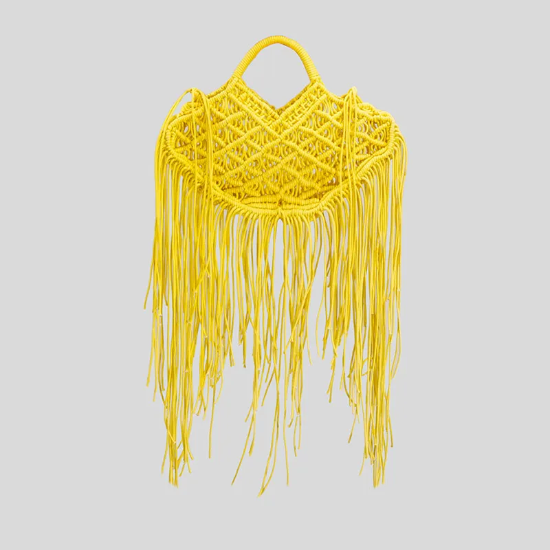 2023 New Fashion Tassel Woven Bags Fashion Niche Tassel Handbag Vintage Handbag High Quality Women Purse And Handbags Sac A Main