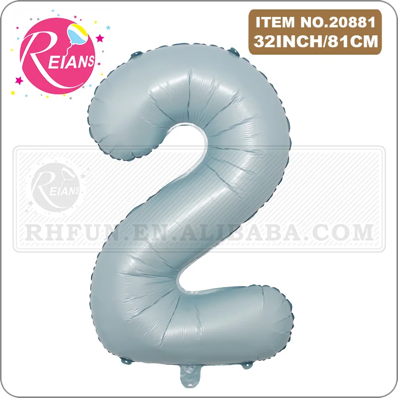 

Фольгированные шары цифры 0-9 светлого голубого цвета