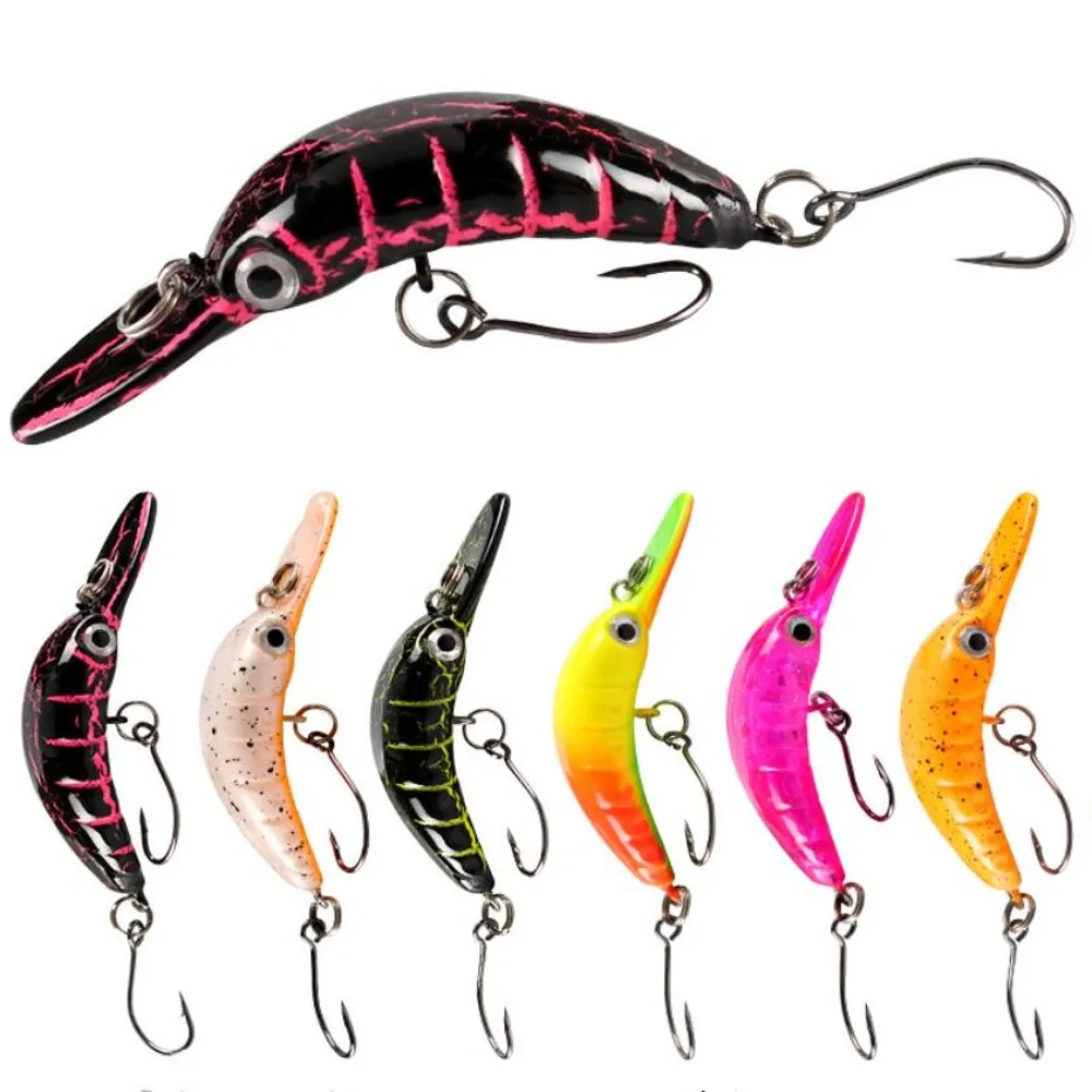 

Floating Minnow Fishing Lure Mini Artificial Hard Bait Sharp Hook Crankbait Wobbler 5cm 2.5g Trout Pike Bass Fishing Lures