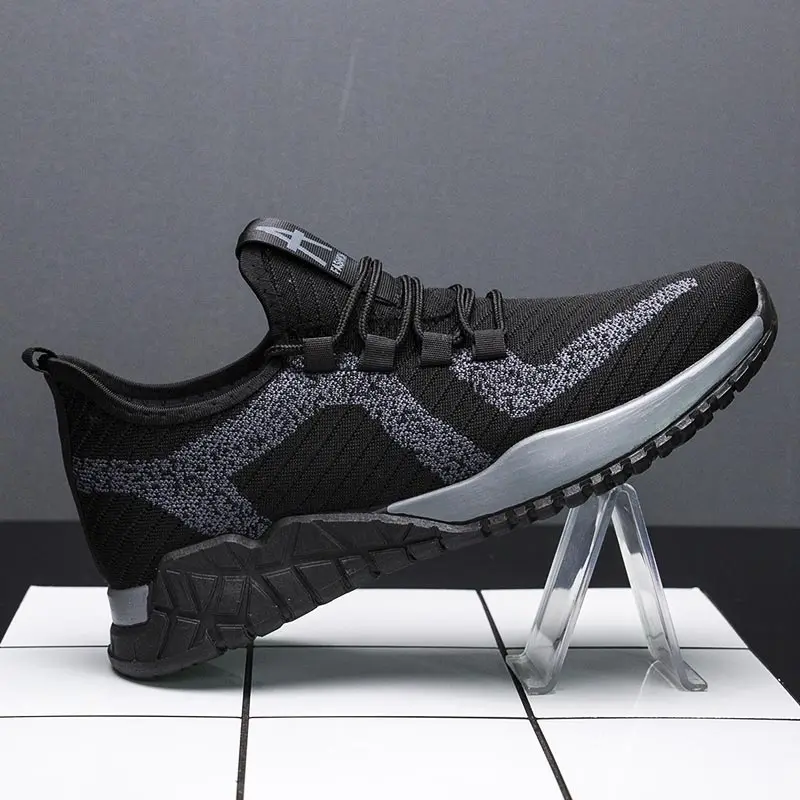 

Мужские весенние кроссовки, синяя мужская спортивная обувь на эластичном шнурке, беговые кроссовки, мужские Золотые спортивные кроссовки д...