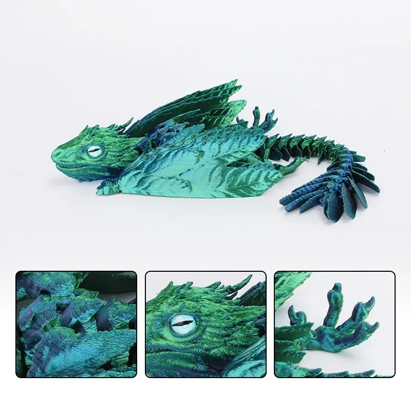 

3D-дракон из пластика