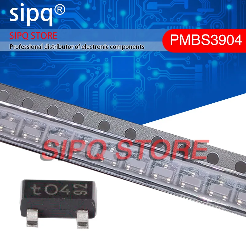 150 шт./партия, биполярные транзисторы PMBS3904,215 PMBS3904 40 в 250 мВт 100 @ 10mA,1 в 236 мА NPN SOT-23(TO-), новинка, оригинал