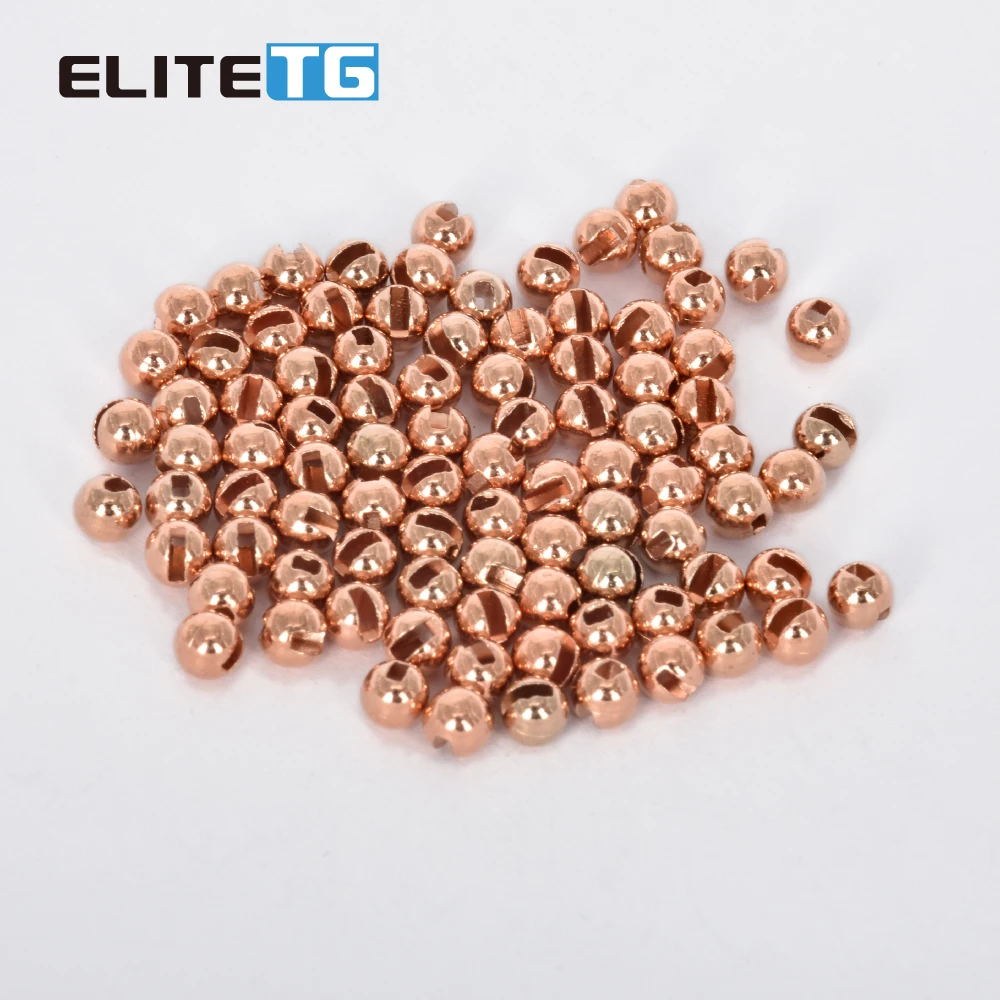 Фото Набор вольфрамовых бусин Elite TG, 200 шт., 1.5-3.5 мм, с прорезями, для вязания мушек, 4 цвета/50 шт. №4