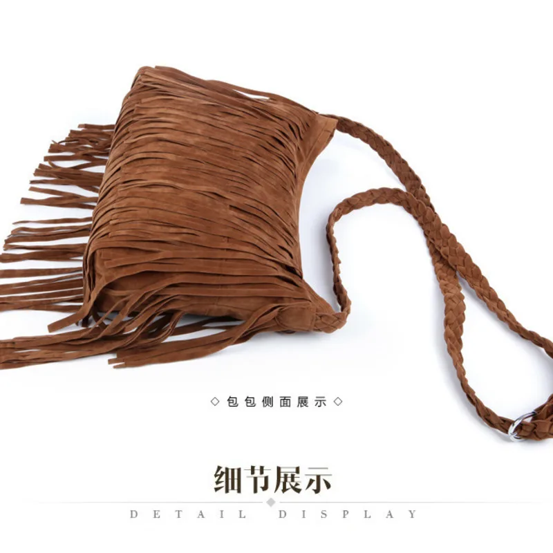 Large Capacity Handbag For Women 2023 New Fashion Shoulder Bag Frosted Bag Tassel Bag Single Shoulder Crossbody Bag, Vintage Bag