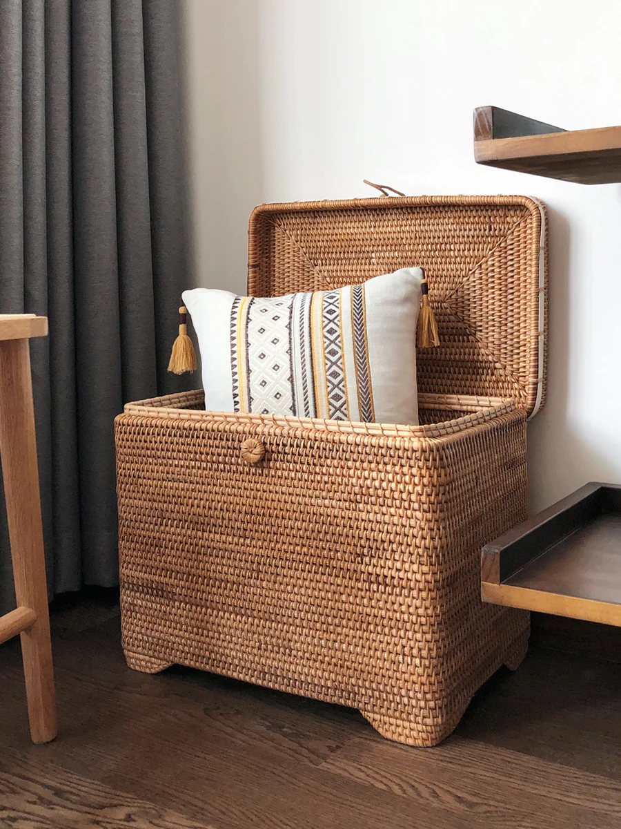

The product can be customized.Vine woven storage basket, straw woven dirty clothes storage frame, basket, bamboo woven