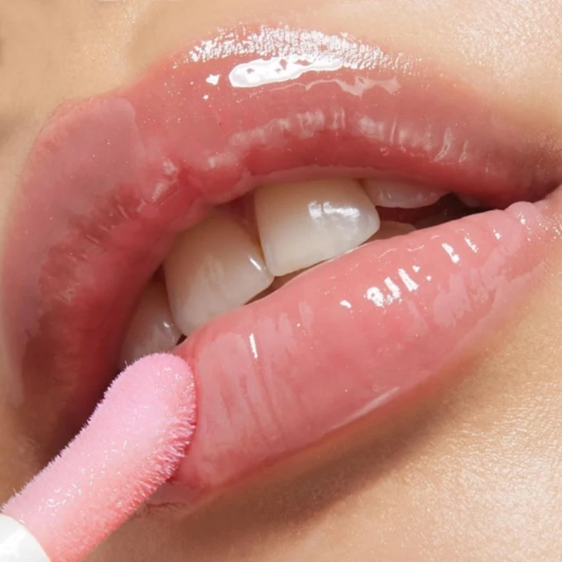 

Clear Crystal Jelly Moisturizing Lip Oil Non-Sticky Sexy Plumping Lip Glow Gloss Lip Glaze Tint Fashion Lipstick Makeup Lip Care