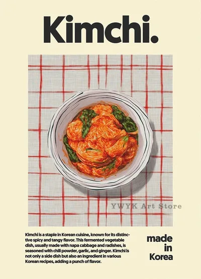 

Asian Food Canvas Painting Poster Ramen Hot Pot Chinese Japanese Korea Cuisine Print Wall Poster Picture for Home Wall Arts