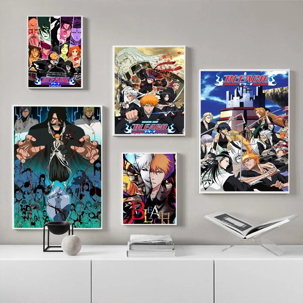 Аниме Bleach Movie липкие постеры необычные стикеры на стену для украшения гостиной