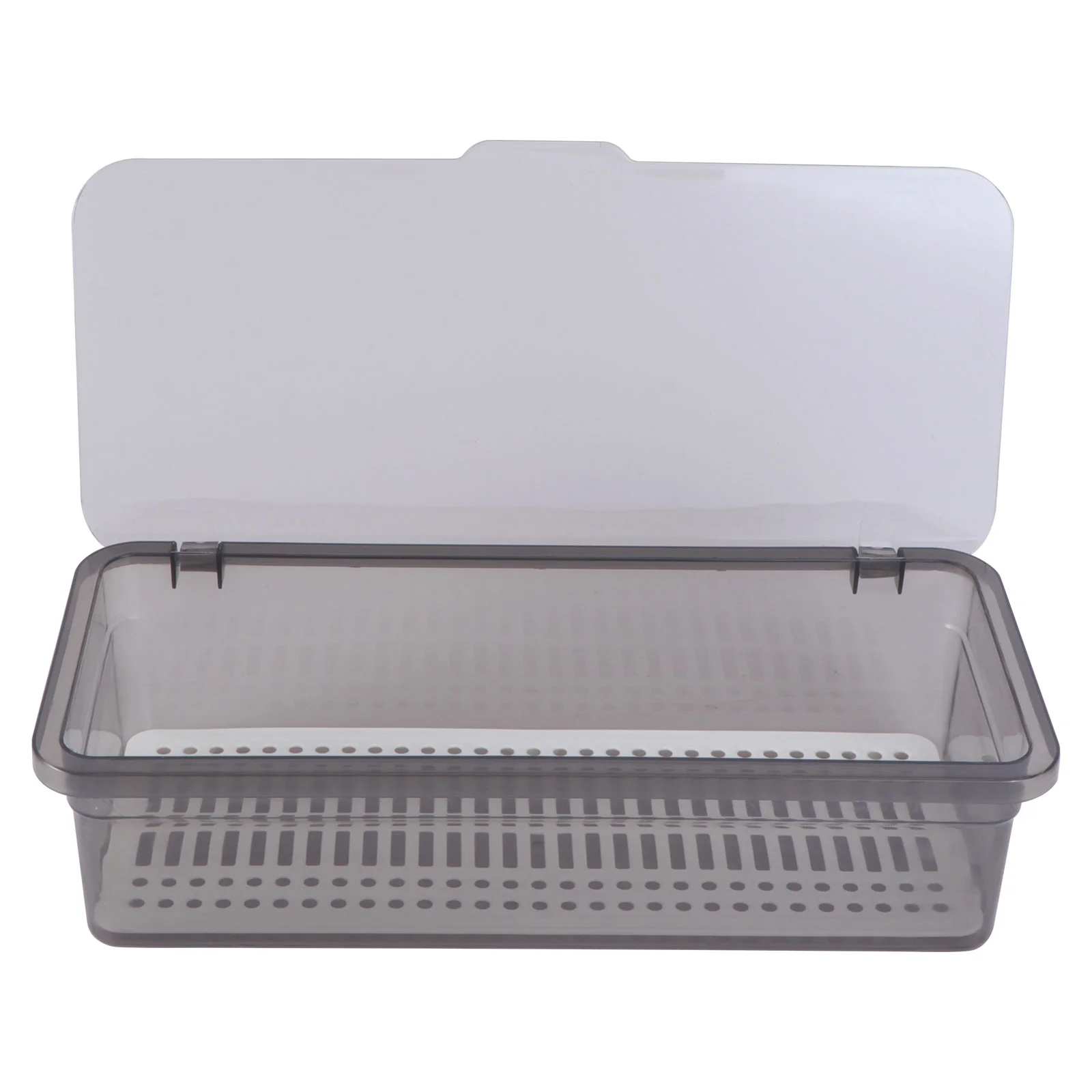 

Plastic Organizer Box Chopsticks Case Grill Spatula Flatware Tray Cover Storage Drawers Covered Silverware Straw Holder