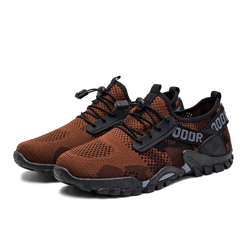 

2022 Spring Summer New Outdoor Hiking Shoes for Men's Camouflage Shoes Male Sneakers Breathable Korean Sports Shoes for Men