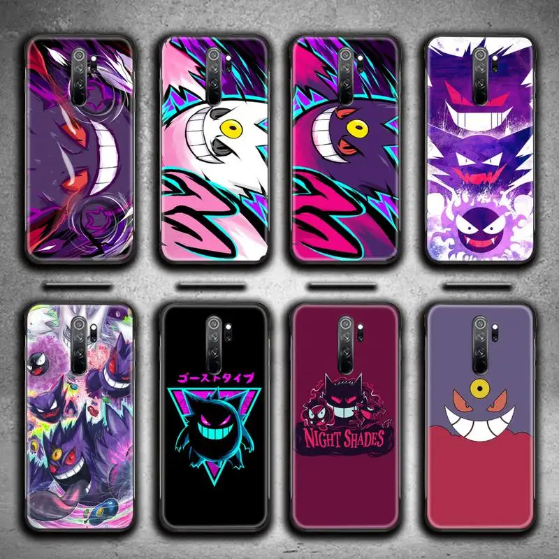 

Pokemon Gengar Phone Case for Redmi 9A 9 8A Note 11 10 9 8 8T Pro Max K20 K30 K40 Pro