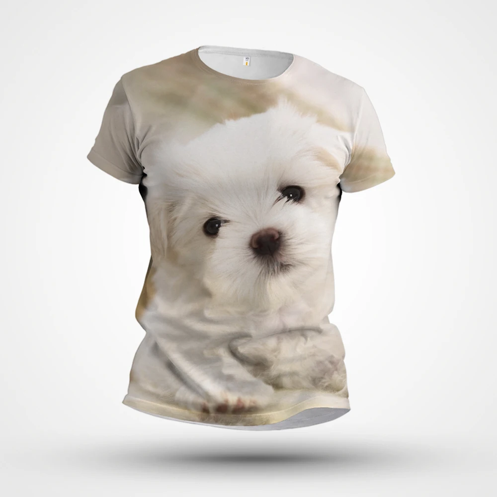 

Animal T-shirt New 3D Printing Luxury Pattern Short Sleeve Customized Factory Direct Sales 2023 Summer Light Luxury Tight Top