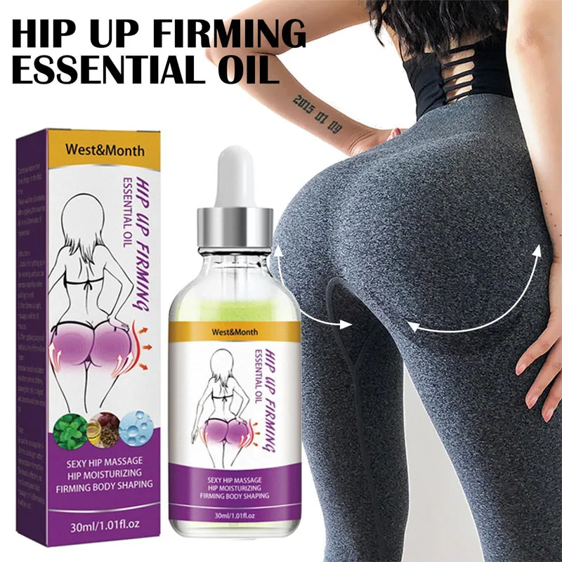 Sexy Hip Buttock Enlargement Essential Oil Fast Growth Butt Enhancer Breast Enhancement Enlarge Hip Fat Cell Body Care For Women