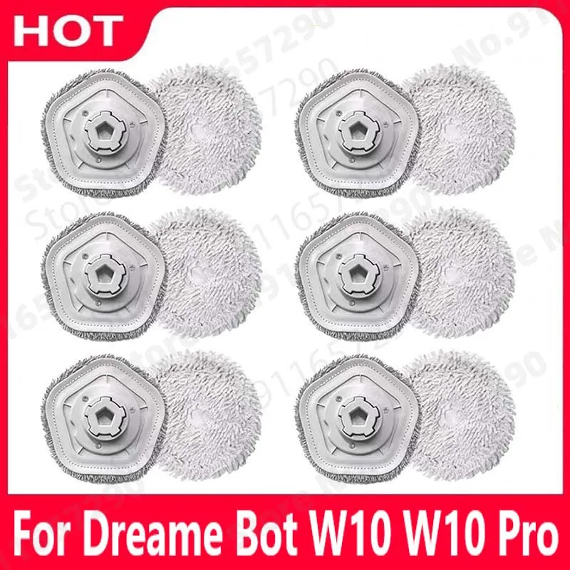 

New For Dreame Bot W10 W10 Pro Separable Mop Pad Spare Parts Self-Cleaning Robot Vacuum And Mop Cloth Accessories