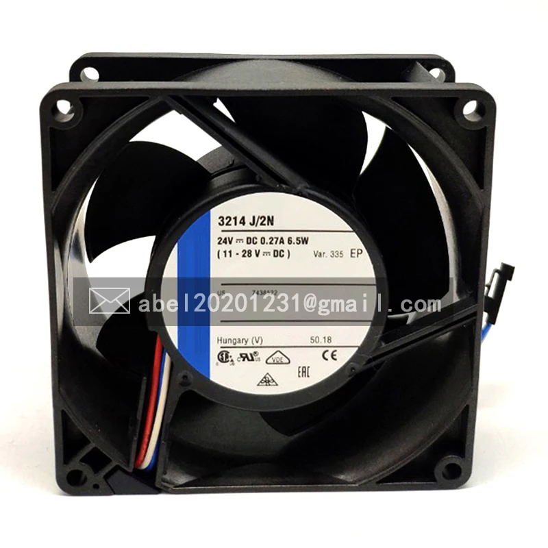 BRAND NEW ORIGINAL 3214J/2N 3214 J/2 N DC 24V COOLING FAN 9238 9CM 92*92*38 MM