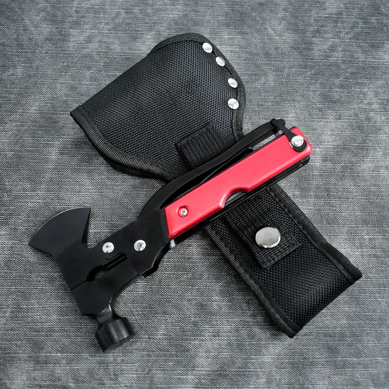 Многофункциональный портативный молоток с топориком для кемпинга и походов на