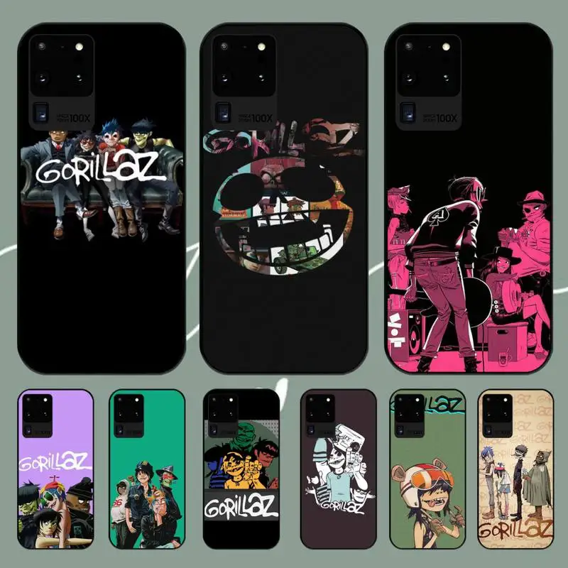 

Чехол Gorillaz виртуальной группы для телефона Samsung Galaxy A11 A12 A20 A21 A73 A80 A91 s E Shell