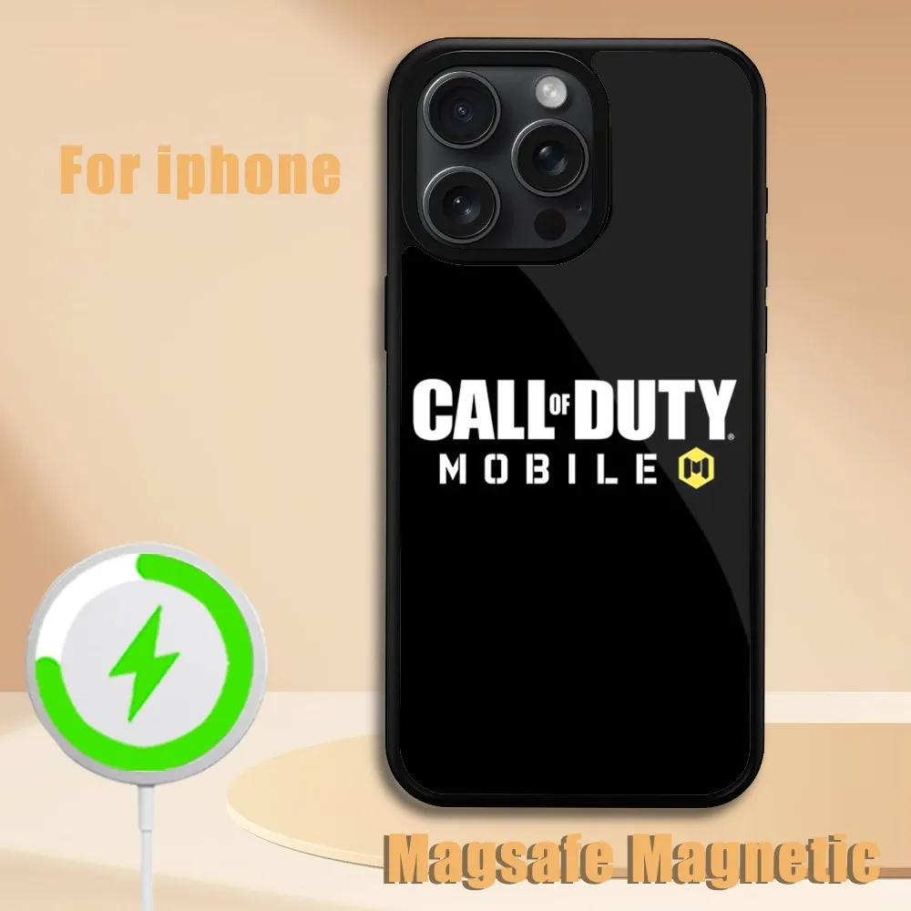 Чехол для телефона Game Call of Duty iPhone 11 12 13 14 15 Plus Pro Max Magsafe магнитный чехол