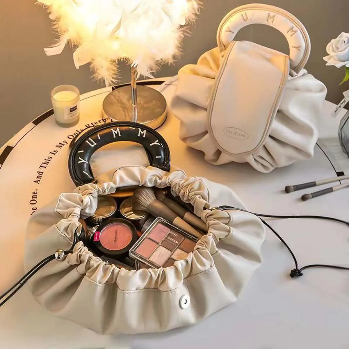 Высококачественная сумка для макияжа туалетных принадлежностей Большая