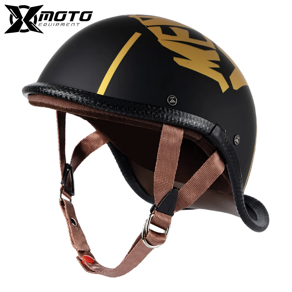 

Motorbike Helmet Half-face Helmet Commuter Electric Motorbike Safety Helmet Motorcycle Accessories Head Circumference 55-62cm