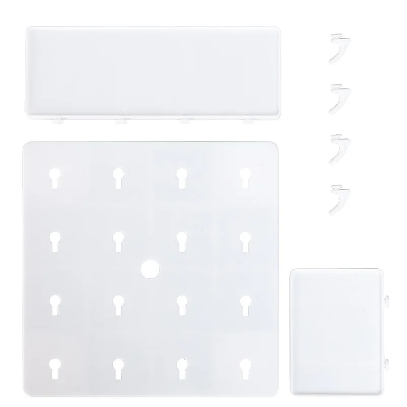 Room Decor Hole Board Wall Shelf Hooks Desk Organizer Make Up Organizers Storage Rack Home Accessories Punch-free Holes | Дом и сад