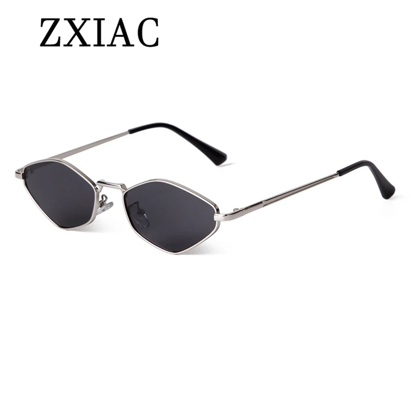 ZXIAC модные простые солнцезащитные очки в металлической оправе женские ретро
