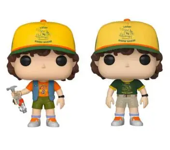 

Stranger Things Dustin at Camp 804 and (with Roast Beef Shirt) Exclusive #828 Vinyl figure Toys for Collection