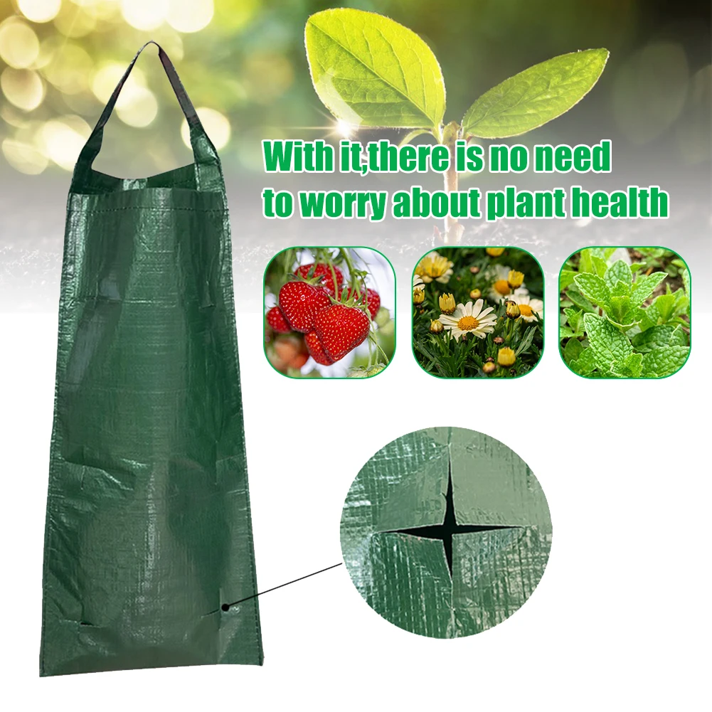 

4/6/8/10 Pockets Grow Bags Wall Hanging Vertical Strawberry Planting Bags For Herbs Vegetables Fruits Indoor Outdoor Plant Pot