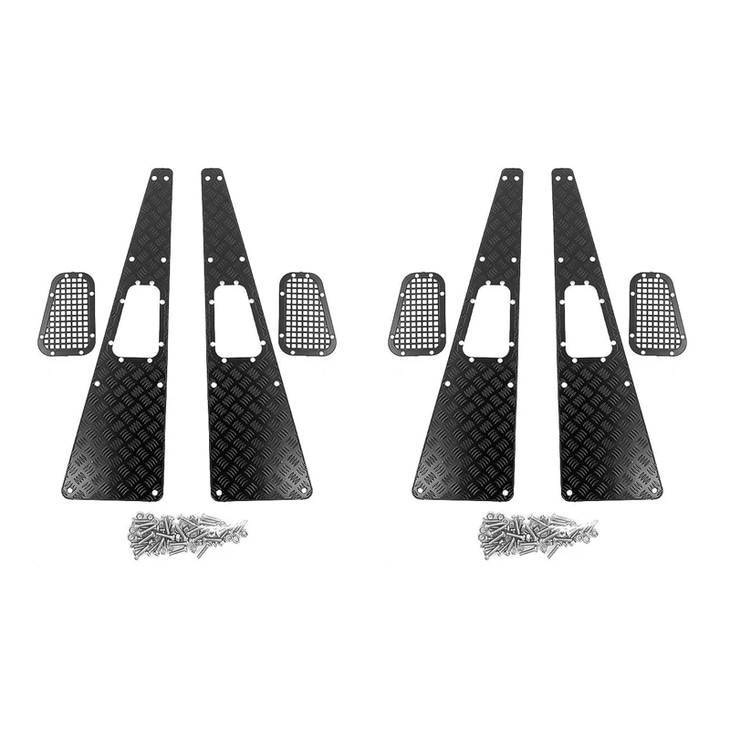 

4x металлическая противоскользящая пластина впускная решетка для Traxxas TRX-4 TRX4 Defender 1/10 RC гусеничная обновленная деталь аксессуары