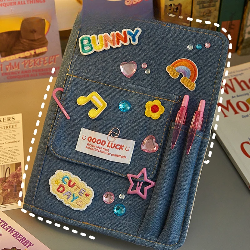 

Тканевый ковбойский ручной дневник, яркий женский ретро-дневник в американском стиле, тетрадь для журнала, секретный Дневник для девочек