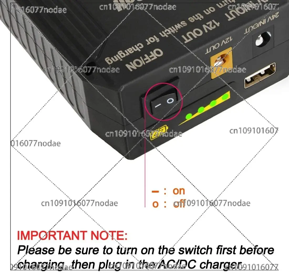 PB240A1 TalentCell 24 В литий-ионная аккумуляторная батарея 25 9 3200 мАч 82 88 Втч с выходом В/12