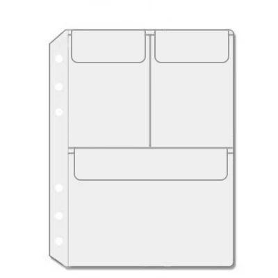

Колики цветные карманы для переплета A5 A6 A7