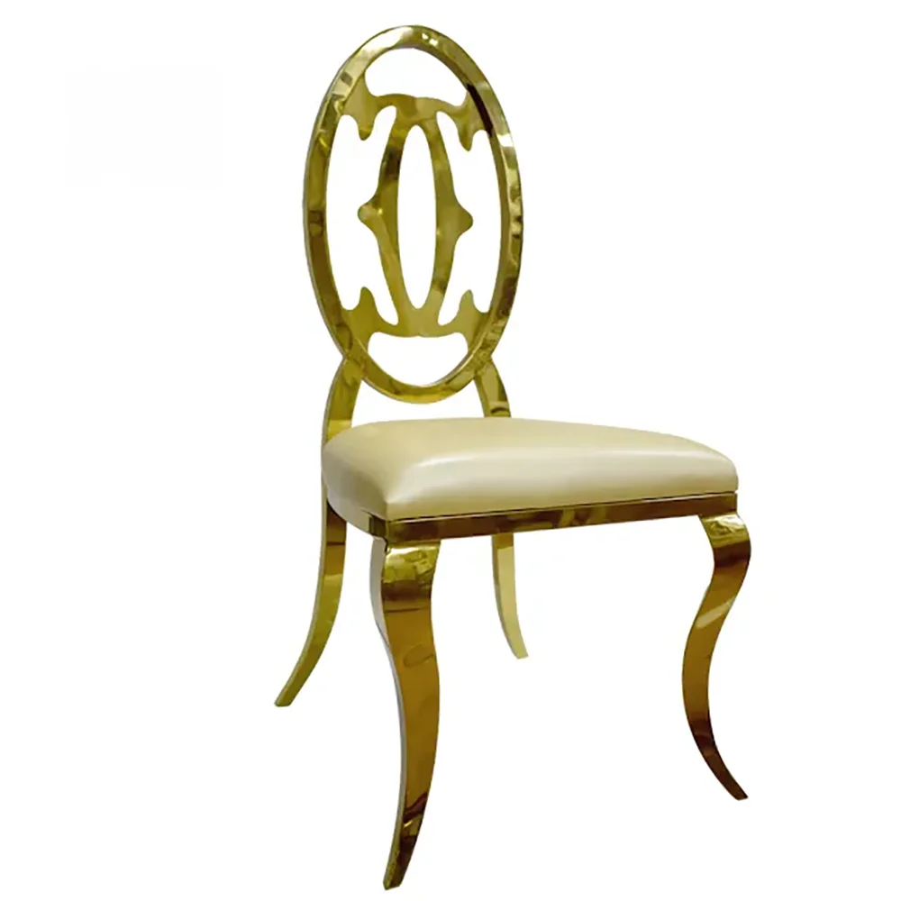 

General used banquet hall bridal chairs stainless steel wedding furniture