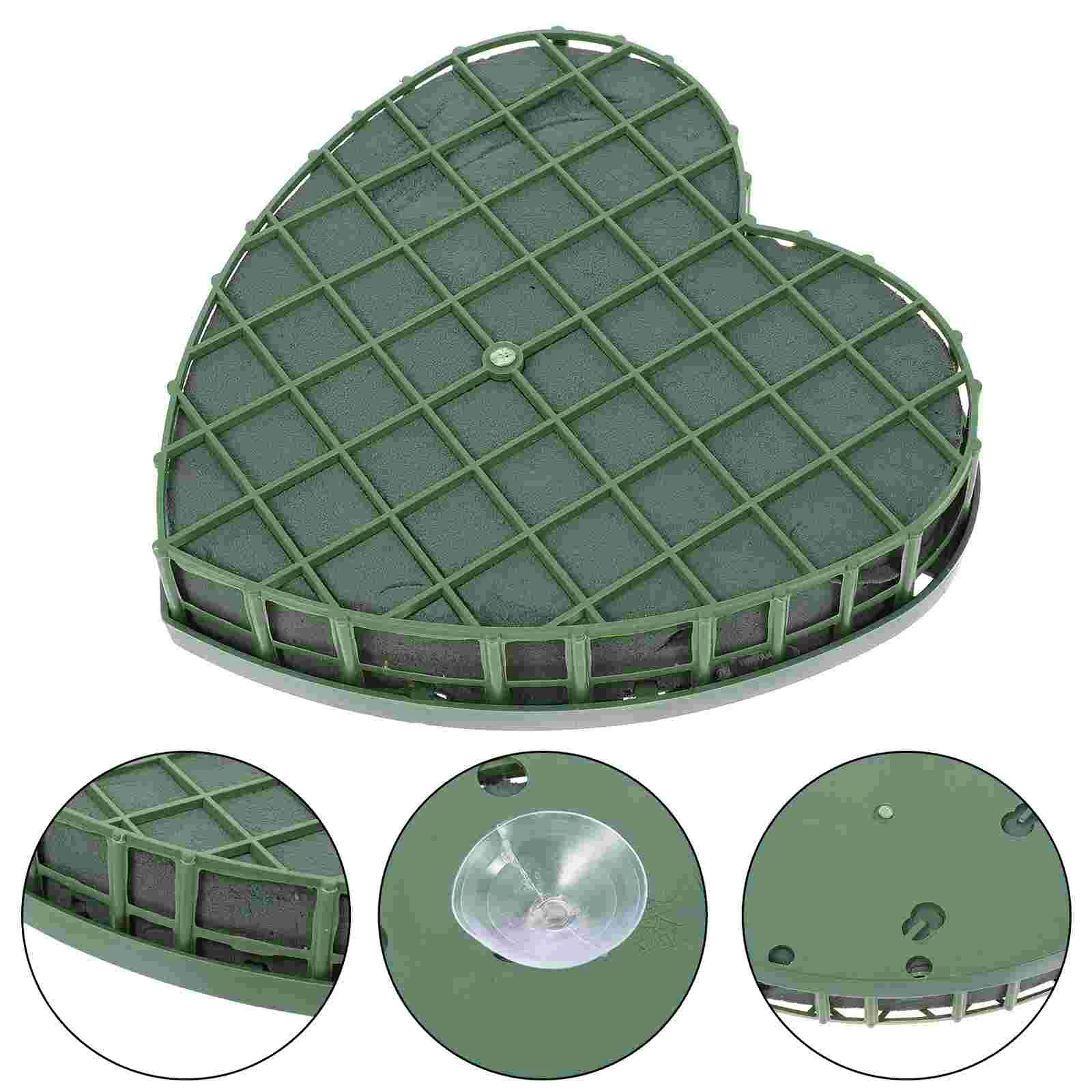 

Flower Cage Green Wet Blocks Valentine Day Floral Block Artificial Floral Arrangements Mud for Florist Wedding Car Decoration