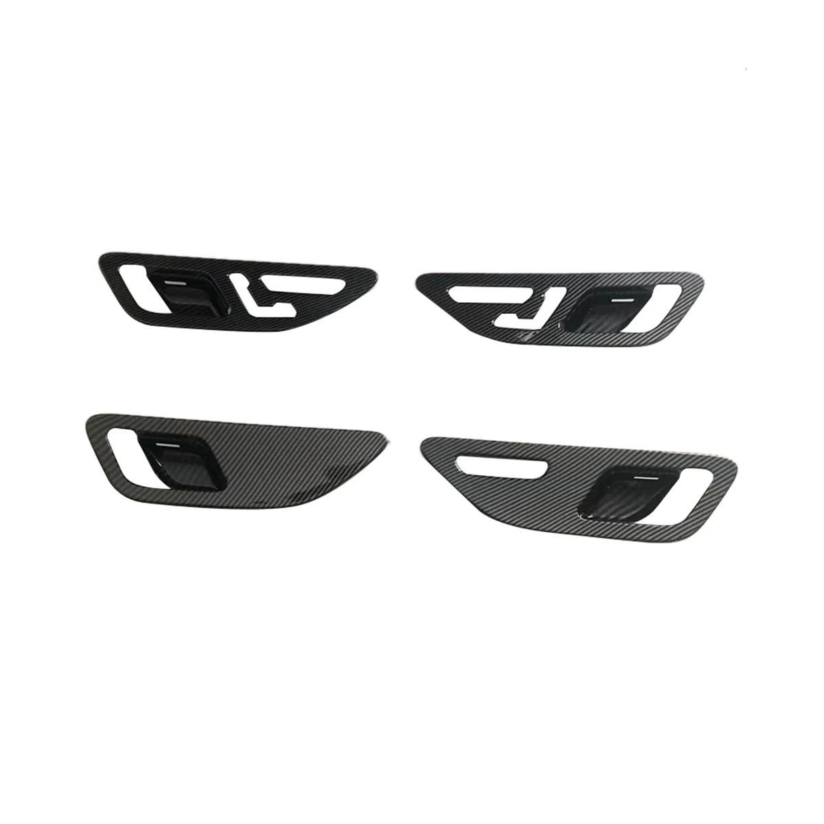 

Door Handle Bowl Frame Cover Decals Carbon Pattern Decoration for Mercedes Benz C Class W206 GLC 2022