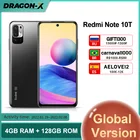 Русская версия смартфона Xiaomi Redmi Note 10T NFC 4 Гб 128 ГБ Dimensity 700 5000 мАч 90 Гц дисплей 48MP камера