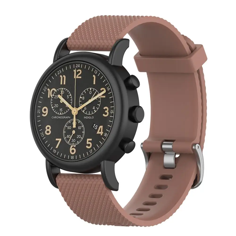 Гибкий силиконовый ремешок для часов прочный Timex Weekender удобный водонепроницаемый