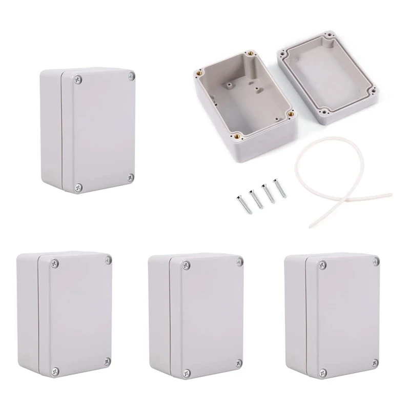 

5 Pieces Of Waterproof Junction Box Cable Connection Power Box Enclosure Cover (100 X 68 X 50Mm)