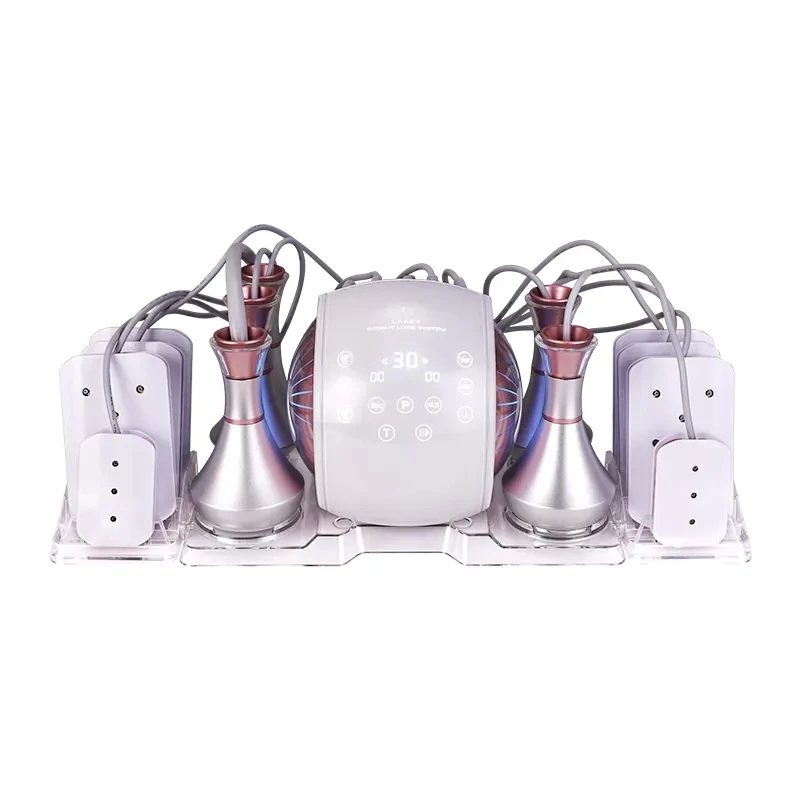 

6 In 1 80k Ultrasonic Cavitation Cavitation Vacuum Cavitation Slimming Machine Laser 8 Pads for Home Use