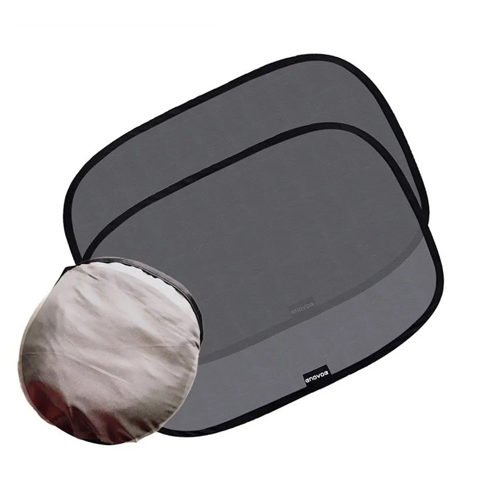

Car Window Sunshade Adsorption Insulation Sunscreen Side Sun Double-layer Shade Sun Protection Glare And UV Protection