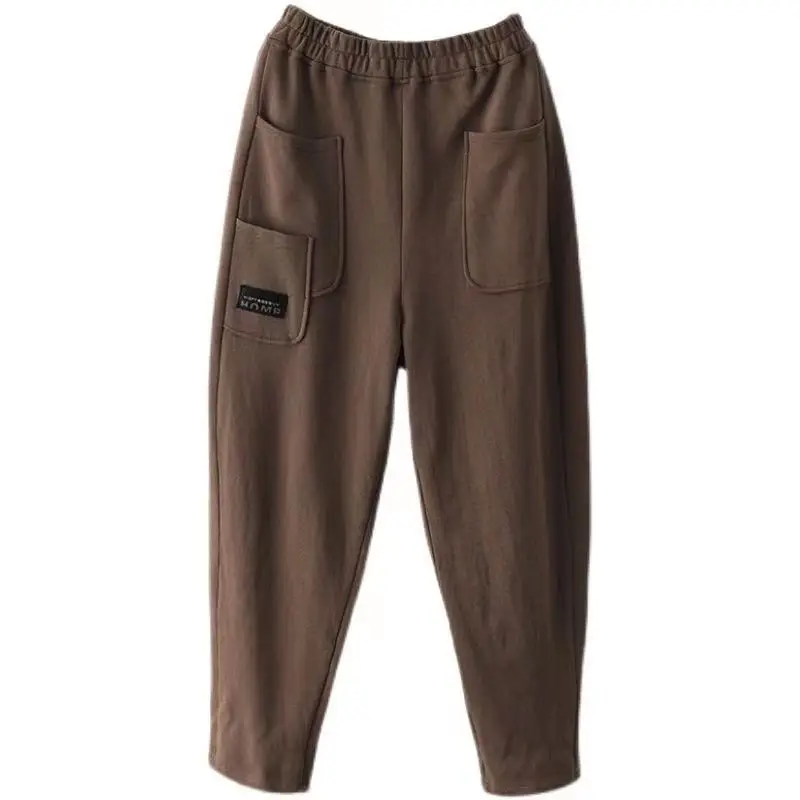 

2022 New Women's Pants Winter Casual Gym Sweatpants Warm Fleece Trousers Female Workout Thickening Sports Pants for Women T204