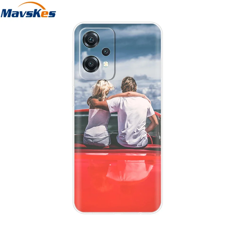 Чехол для OnePlus Nord CE 2 Lite чехол CPH2381 CE2 милый мягкий из жидкого силикона телефона 5G