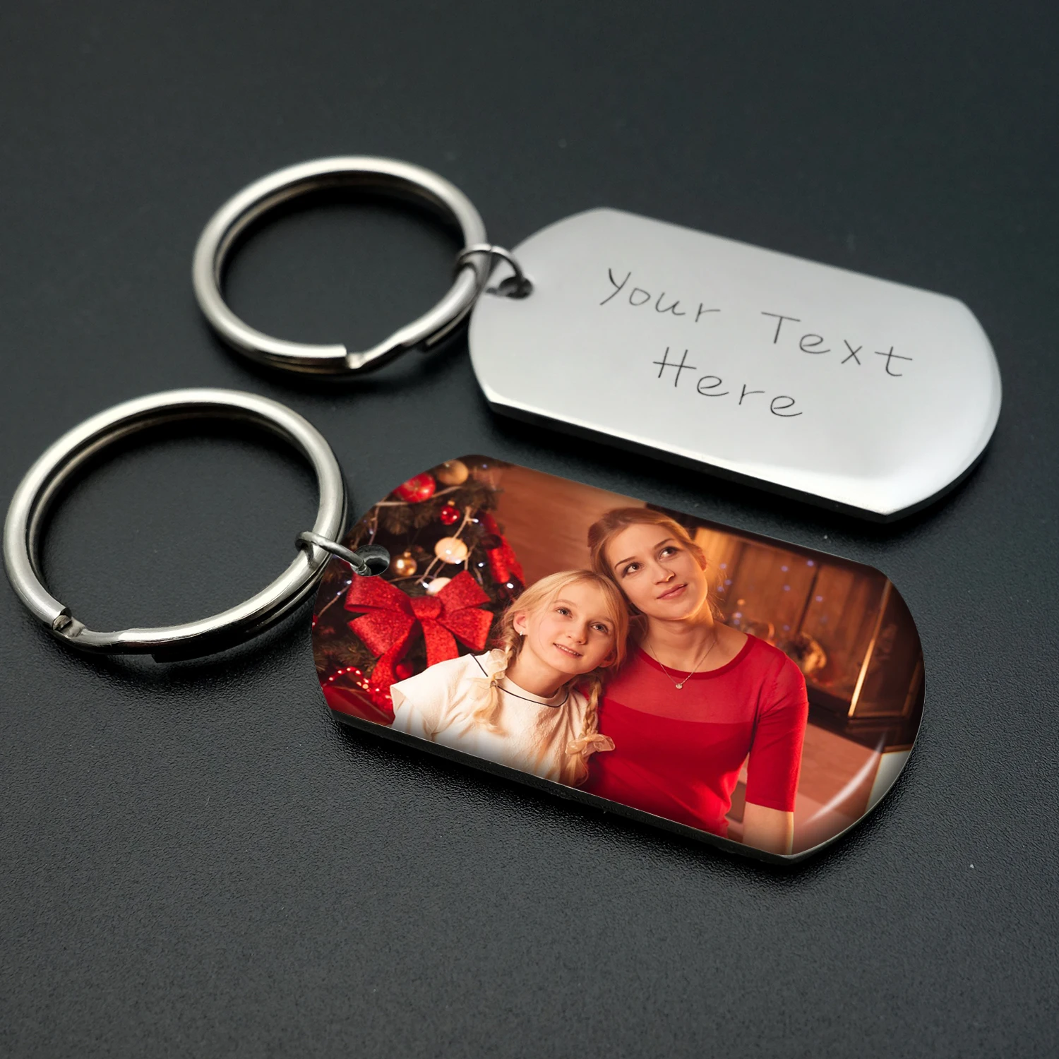 

Custom Photo Keychain Personalized Keychain with Picture Custom Keychain for Dad Anniversary Gift Father's Day Gift for Him