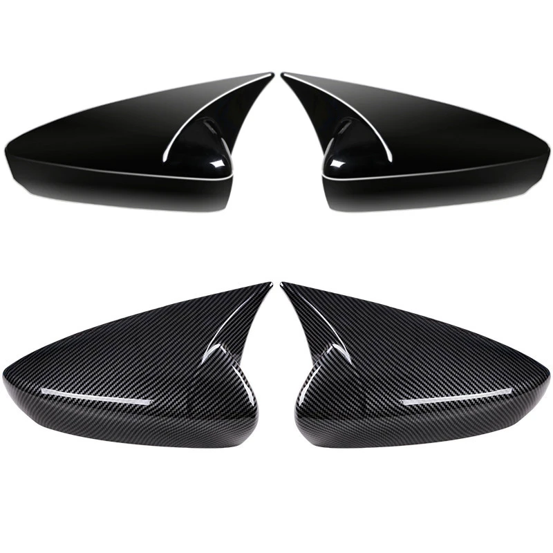 

Bullhorn Type ABS Rear View Side Mirror Cover Rearview Caps For 20 Mazda Enclave