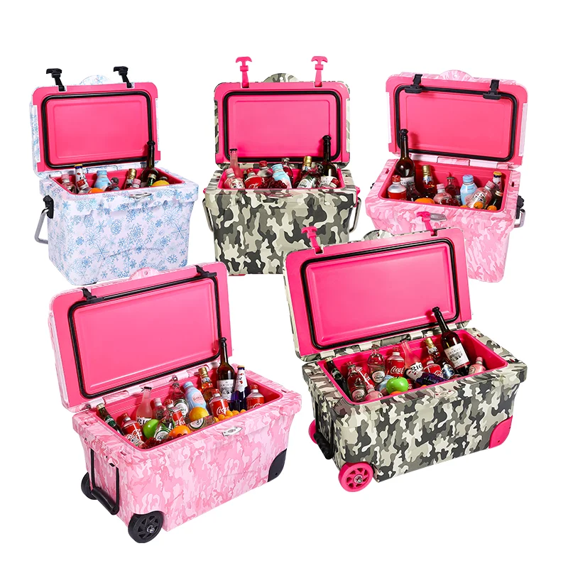 Ice Chest 20qt 52ot Rotomolded Cooler Box With Beer Opener P