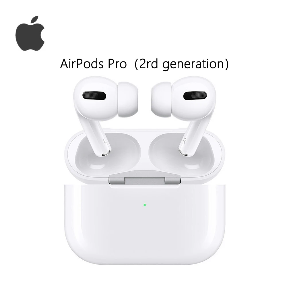 Новые наушники Apple AirPods Pro 2-го поколения с активным шумоподавлением, беспроводные наушники Bluetooth 5,0, IPX4, прозрачные