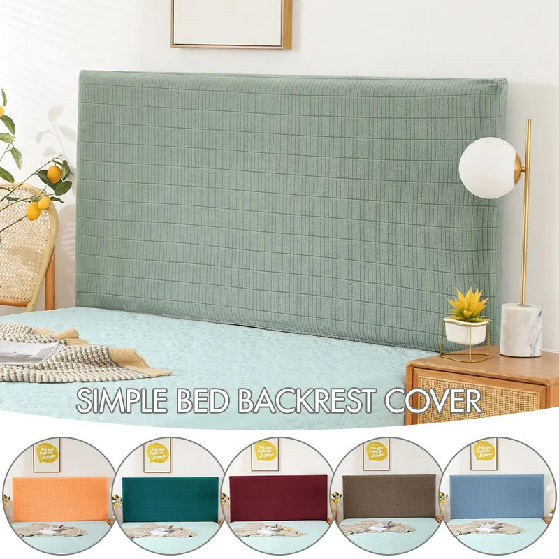 

All-inclusive Bedside Cover Simple Modern European Style Bed Head Dust Cover Elastic Bed Headboard Protective Cover