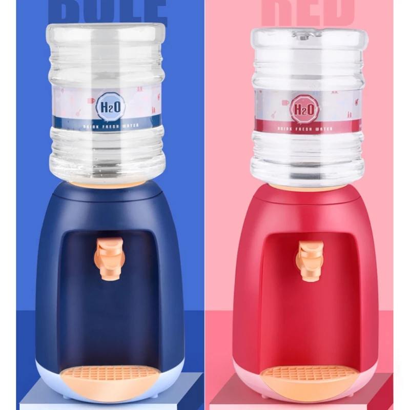 

77HD 15inch Mini Realistic Water Dispenser Office Desktop Exclusive Drinking Machine for Girls Women Pretend for Play Toy Kid